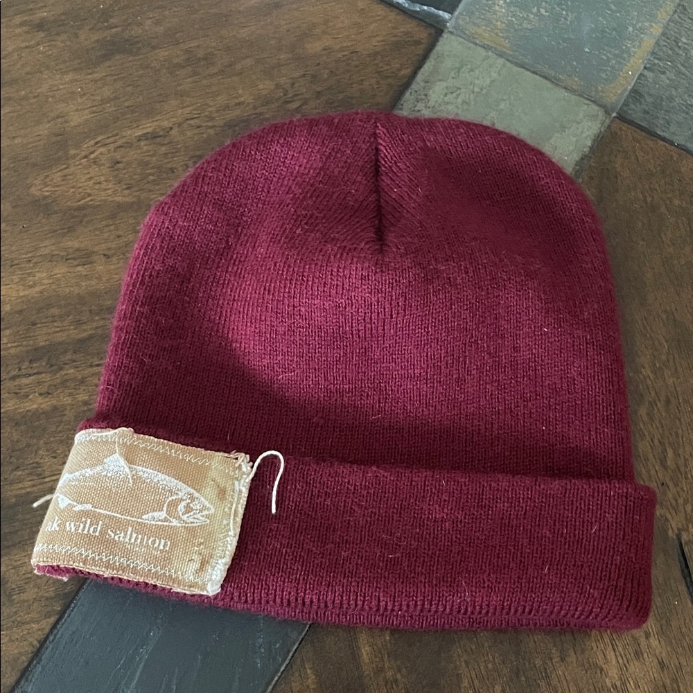 Burgundy Knit Beanie